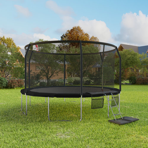 AirZone Play Airzone Jump Premier PLUS Backyard Trampoline 12Ft Black